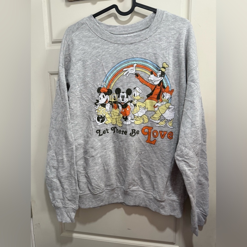 Disney Gray and White Sweatshirt - Picture 2 of 5